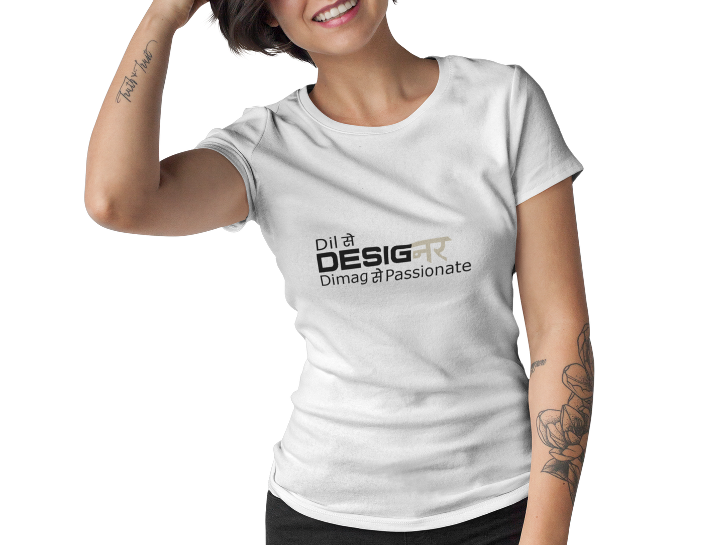 Dil Se Designer Dimag Se Passionate | Quirky | Printed T-Shirt