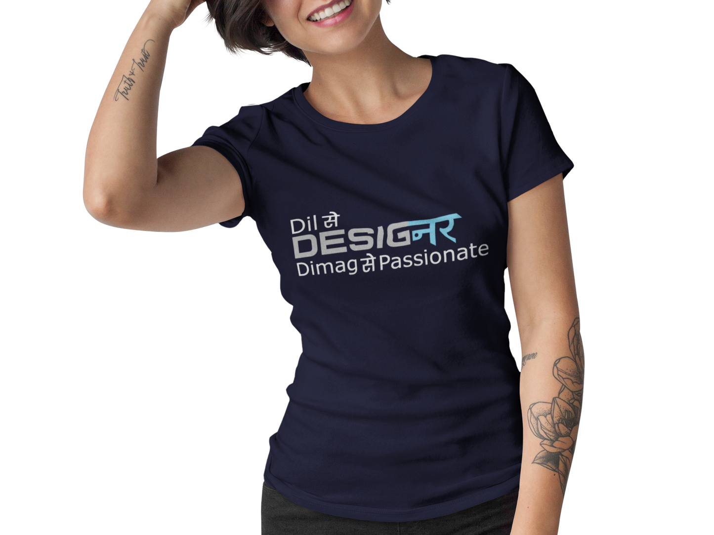 Dil Se Designer Dimag Se Passionate | Quirky | Printed T-Shirt