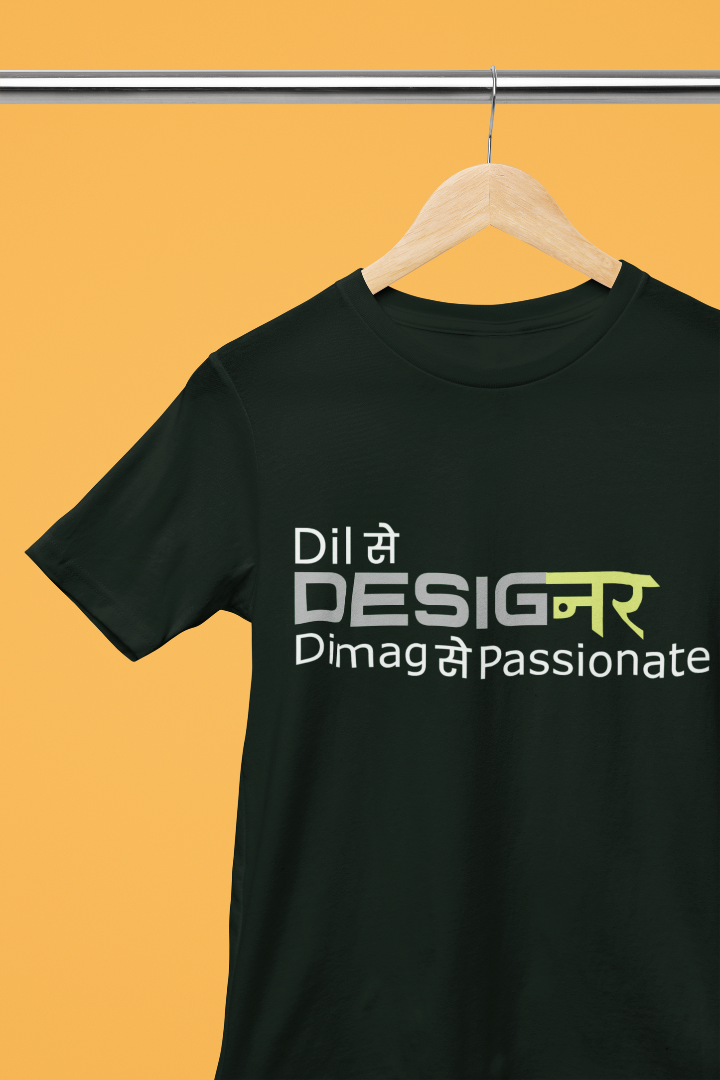 Dil Se Designer Dimag Se Passionate | Quirky | Printed T-Shirt