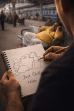 Just Chill Kaka Tee | Marathi Printed T Shirts