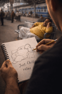 Just Chill Kaka T Shirt | The Desi Mood We All Wish We Had