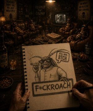 F*CKROACH – Still Here | Bold Graphic T-Shirt