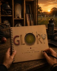 Glory Cricket T-Shirt – 22 Yards, A Lifetime of Dreams