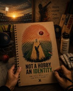 Not a Hobby. An Identity. – Cricket Passion Graphic T-Shirt
