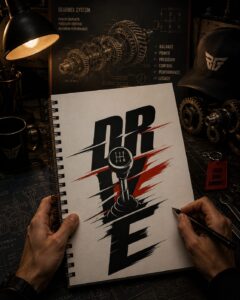 DRIVE – Shift Into Passion. Graphic T-Shirt