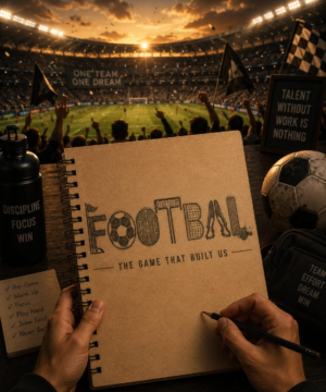 Football – The Game That Built Us T-Shirt | Football Lover Graphic Tee