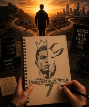 Legends Don't Follow, They Lead T-Shirt | GOAT Football Graphic Tee