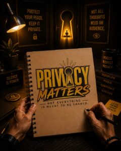 Privacy Matters Typography Graphic T-Shirt – Wear Your Boundaries with Confidence