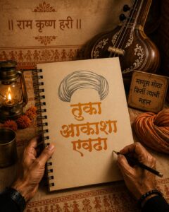 Tuka Akasha Yevdha Cotton Tee – Inspired by Wari Pandharpur