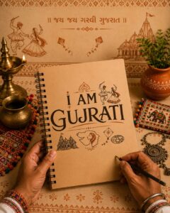 I AM GUJRATI – Pride of Gujarat Graphic T-Shirt