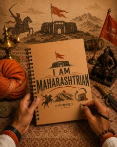 I AM MAHARASHTRIAN – Pride of Maharashtra Graphic T-Shirt