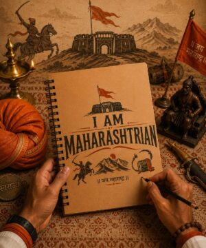 I AM MAHARASHTRIAN – Pride of Maharashtra Graphic T-Shirt