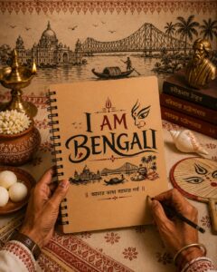 I AM BENGALI – Pride of Bengal Graphic T-Shirt